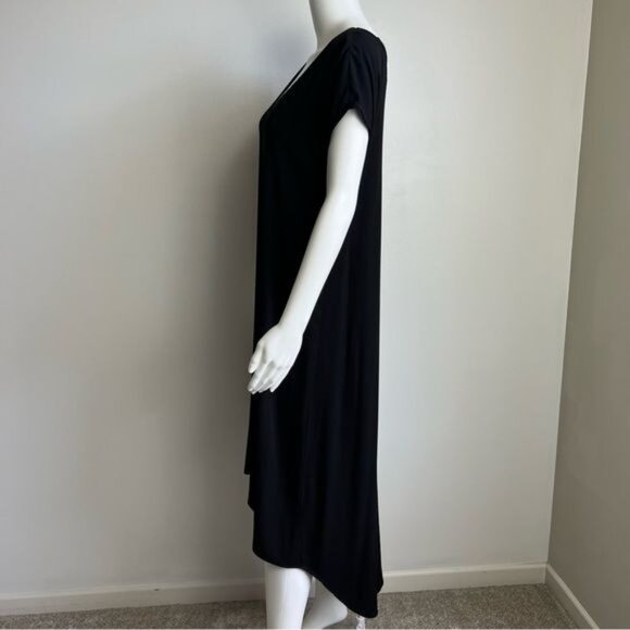 Michael Stars Strappy Back High Low Dress in Black - S - Picture 3 of 7